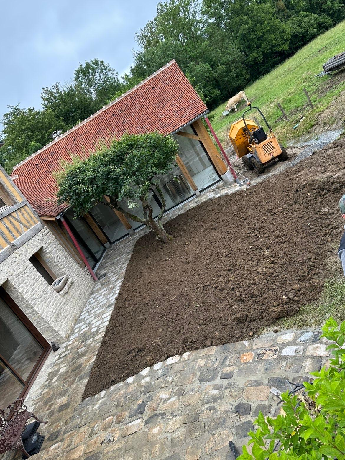 Talus paysager & muret en pierre — Lecointre TP