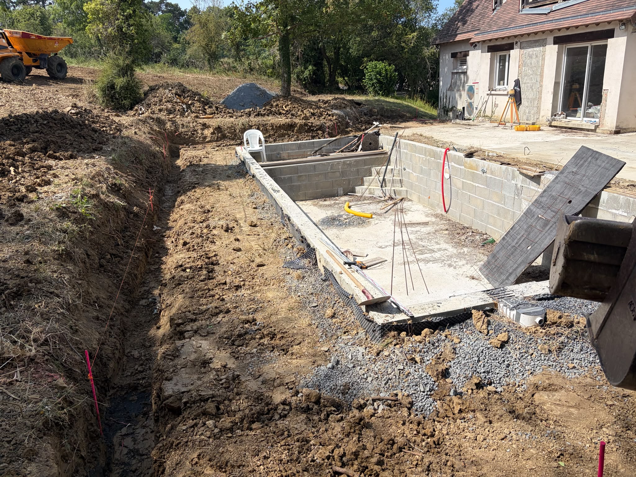 Fondation & tranchée — Lecointre TP