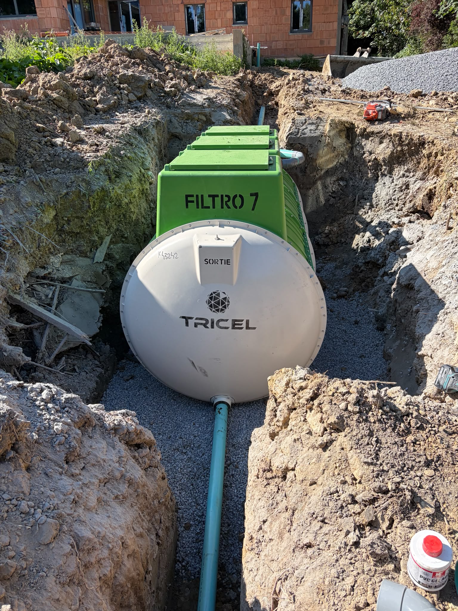 Micro-station Tricel installée — Lecointre TP